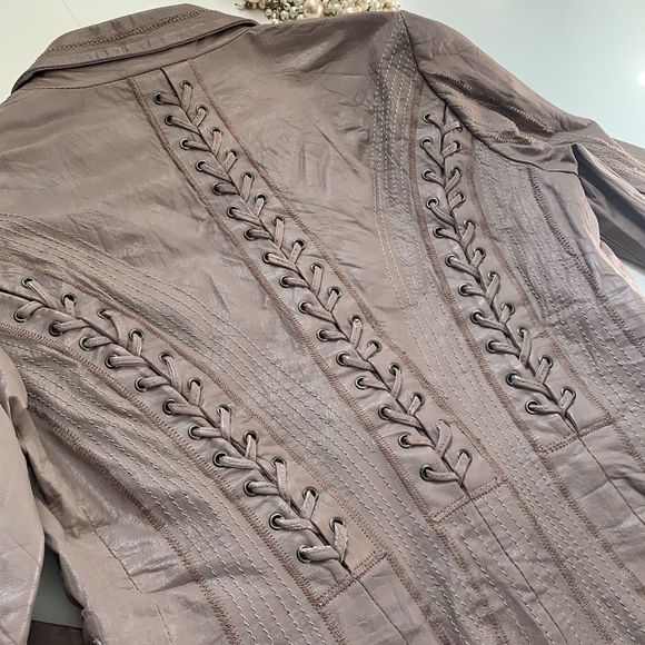 Authentic vintage Roberto Cavalli leather jacket M - Picture 8 of 11